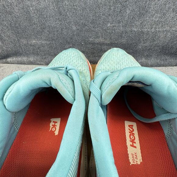 Hoka One Clifton 8 Shoes Womens Size 9.5 B Blue Running Training Comfort Sneaker - Picture 10 of 10